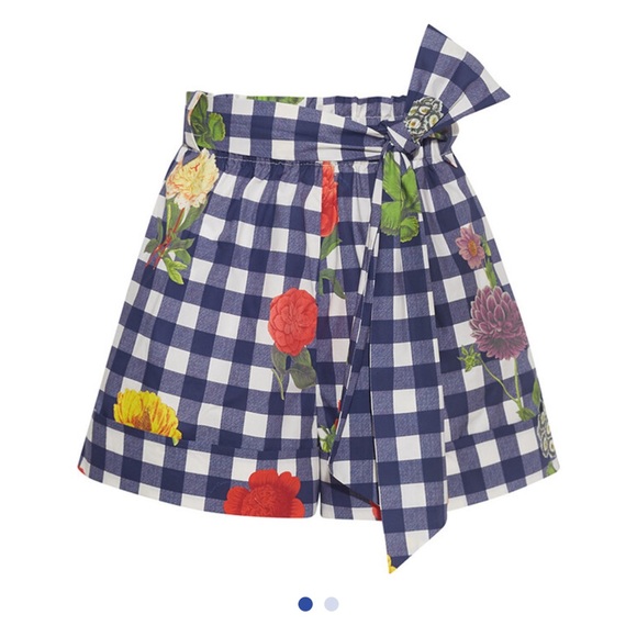 Cara Cara Whitney Gingham Floral Shorts - Picture 2 of 7